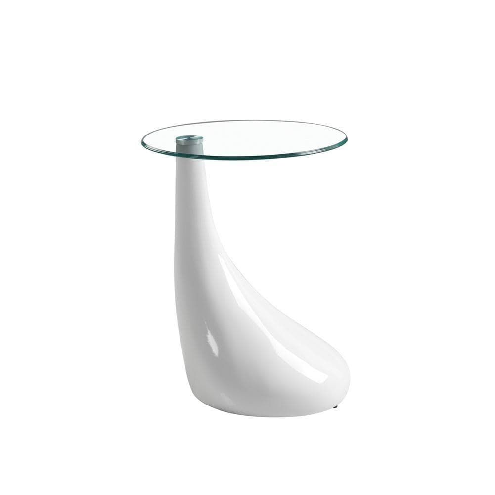 Clear Glass Side Table _1